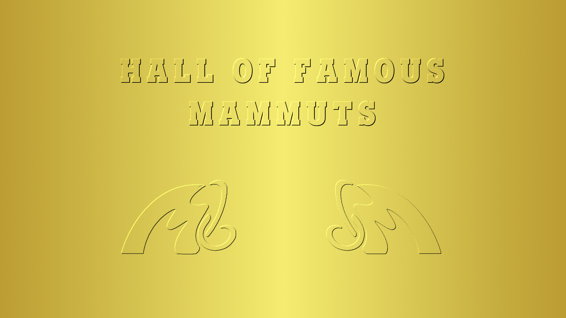 Hall Of Fame - Münster Mammuts